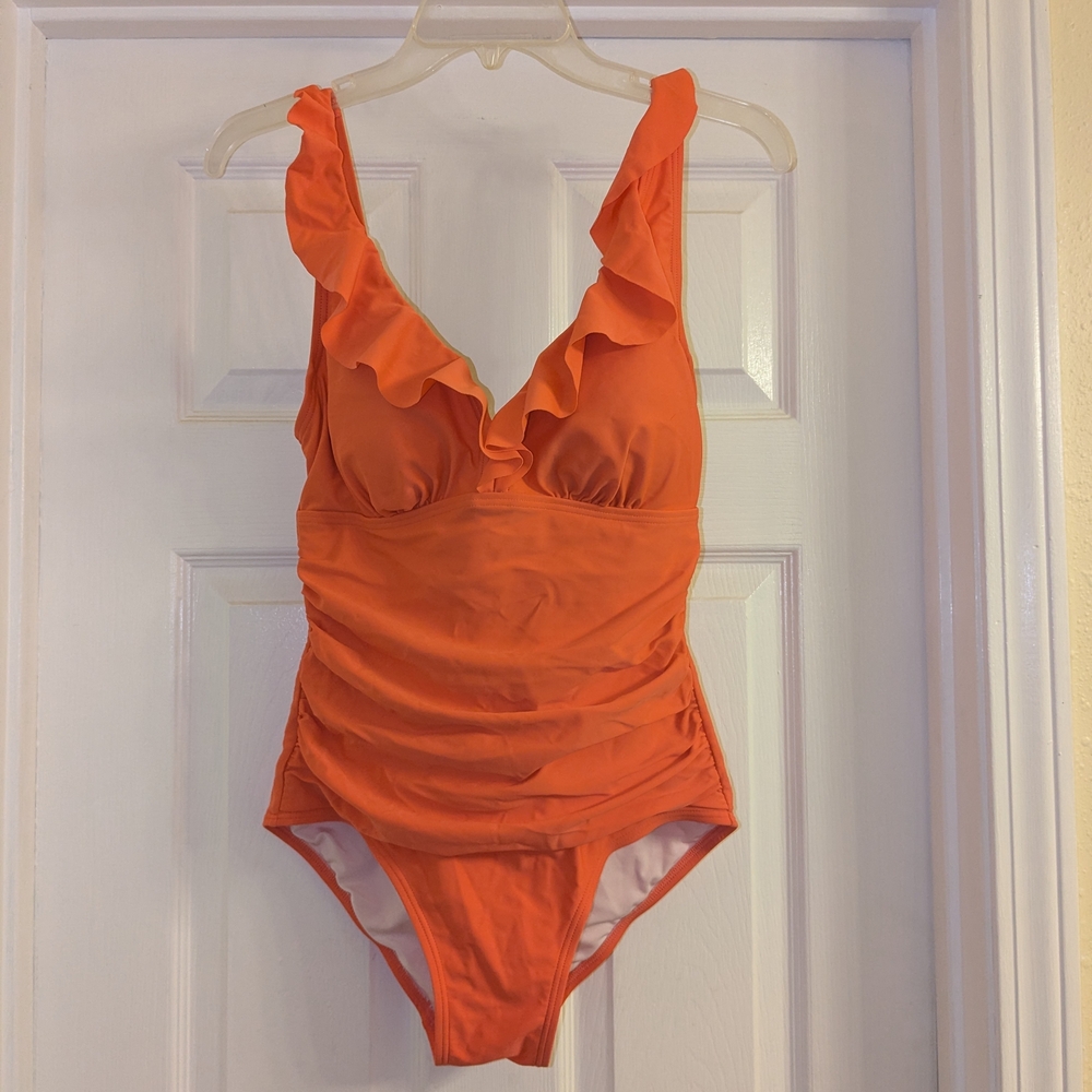 DKNY Vibrant Orange Swimwear